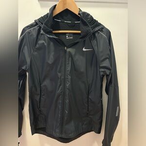 EUC- Nike Shield Black Winter Running Jacket (S)